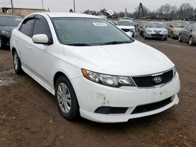 KNAFU4A24A5860412 - 2010 KIA FORTE EX WHITE photo 1