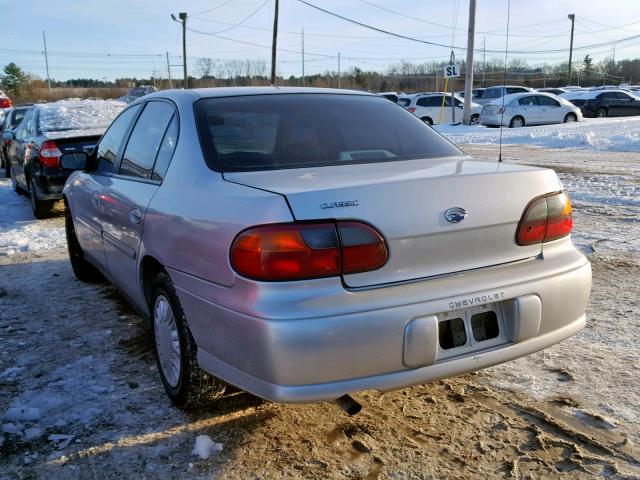 1G1ND52F35M173965 - 2005 CHEVROLET CLASSIC SILVER photo 3