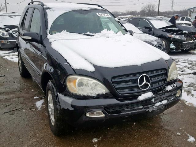 4JGAB54E82A354830 - 2002 MERCEDES-BENZ ML 320 BLACK photo 1