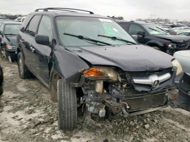 2HNYD18625H560010 - 2005 ACURA MDX TOURIN BLACK photo 1