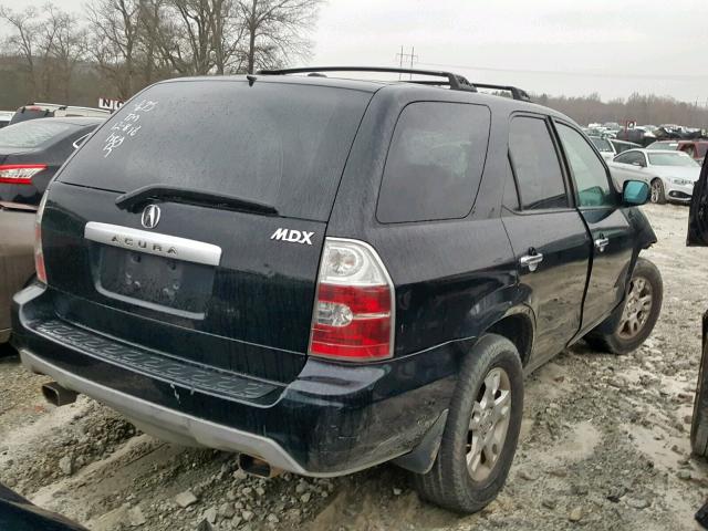 2HNYD18625H560010 - 2005 ACURA MDX TOURIN BLACK photo 4