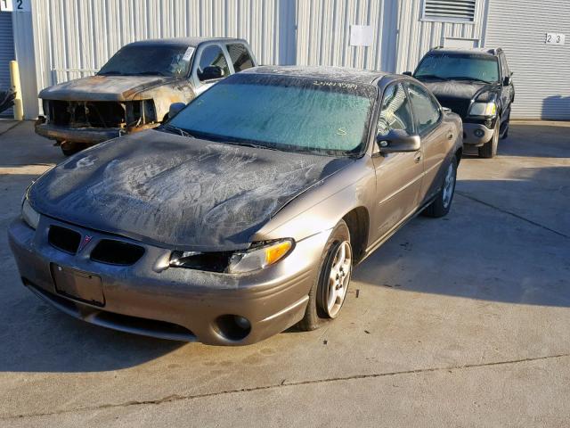 1G2WK52JX1F104845 - 2001 PONTIAC GRAND PRIX CHARCOAL photo 2
