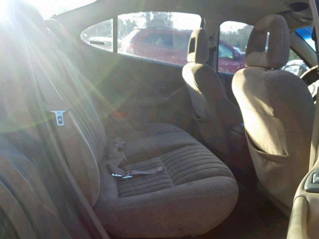 1G2WK52JX1F104845 - 2001 PONTIAC GRAND PRIX CHARCOAL photo 6