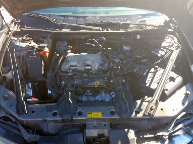 1G2WK52JX1F104845 - 2001 PONTIAC GRAND PRIX CHARCOAL photo 7