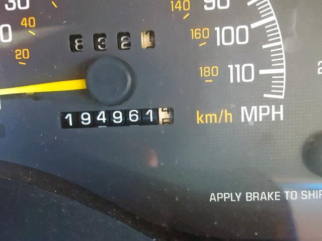 1G2WK52JX1F104845 - 2001 PONTIAC GRAND PRIX CHARCOAL photo 8