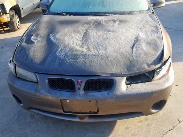 1G2WK52JX1F104845 - 2001 PONTIAC GRAND PRIX CHARCOAL photo 9