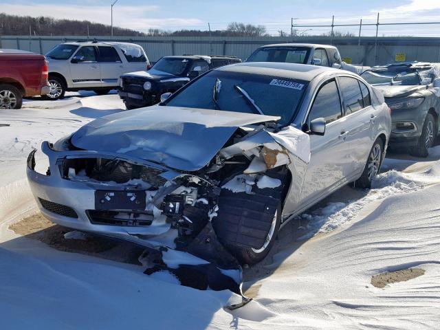 JNKCV61F19M051385 - 2009 INFINITI G37 SILVER photo 2