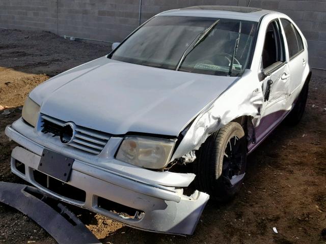 3VWSE69M84M029264 - 2004 VOLKSWAGEN JETTA GLS SILVER photo 2