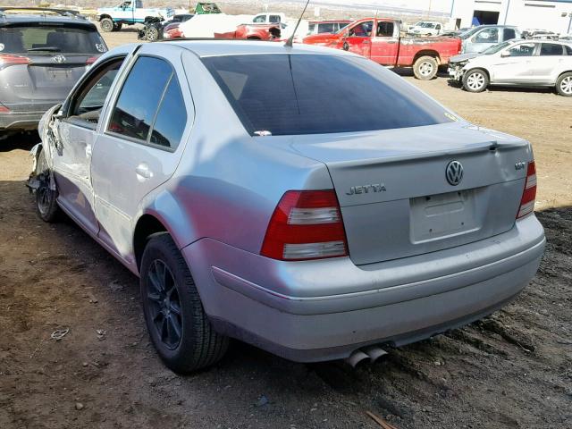 3VWSE69M84M029264 - 2004 VOLKSWAGEN JETTA GLS SILVER photo 3