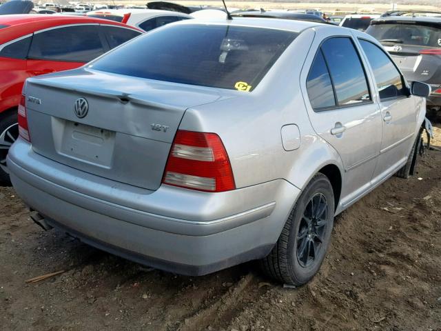 3VWSE69M84M029264 - 2004 VOLKSWAGEN JETTA GLS SILVER photo 4