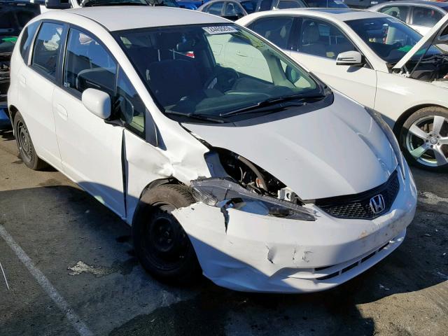 JHMGE8H38DC064562 - 2013 HONDA FIT WHITE photo 1