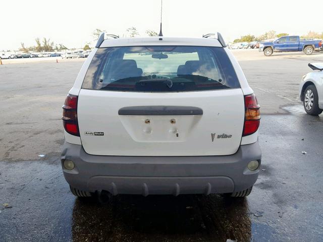 5Y2SL65856Z426174 - 2006 PONTIAC VIBE WHITE photo 10