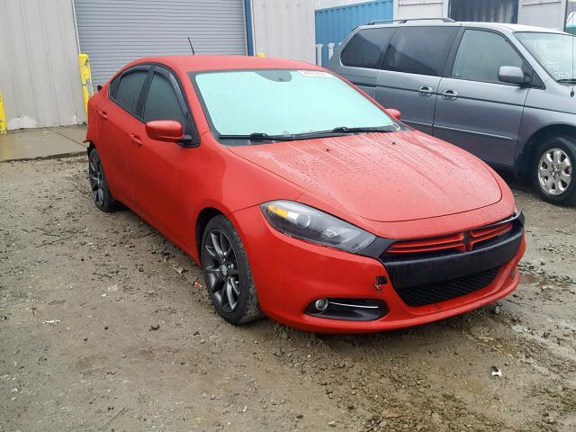 1C3CDFBH3DD135077 - 2013 DODGE DART SXT RED photo 1