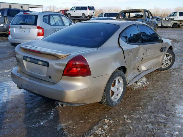 2G2WS522641251426 - 2004 PONTIAC GRAND PRIX GOLD photo 4