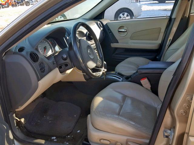 2G2WS522641251426 - 2004 PONTIAC GRAND PRIX GOLD photo 5