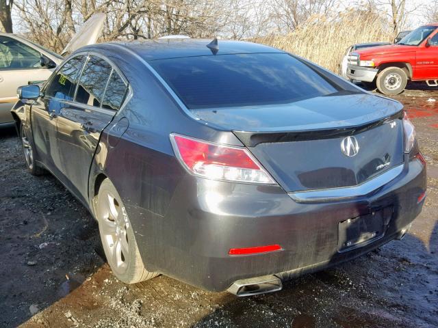 19UUA9F55DA004617 - 2013 ACURA TL TECH GRAY photo 3