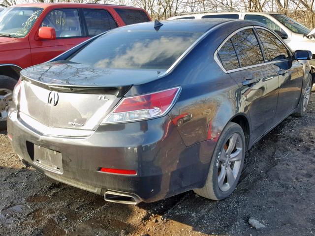 19UUA9F55DA004617 - 2013 ACURA TL TECH GRAY photo 4