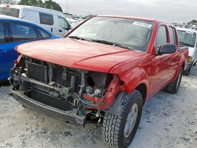 1N6AD07U46C417367 - 2006 NISSAN FRONTIER C RED photo 2