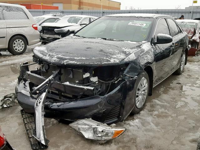 4T1BF1FK4CU165936 - 2012 TOYOTA CAMRY BASE BLUE photo 2