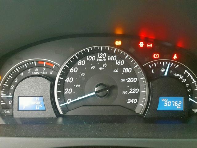 4T1BF1FK4CU165936 - 2012 TOYOTA CAMRY BASE BLUE photo 8