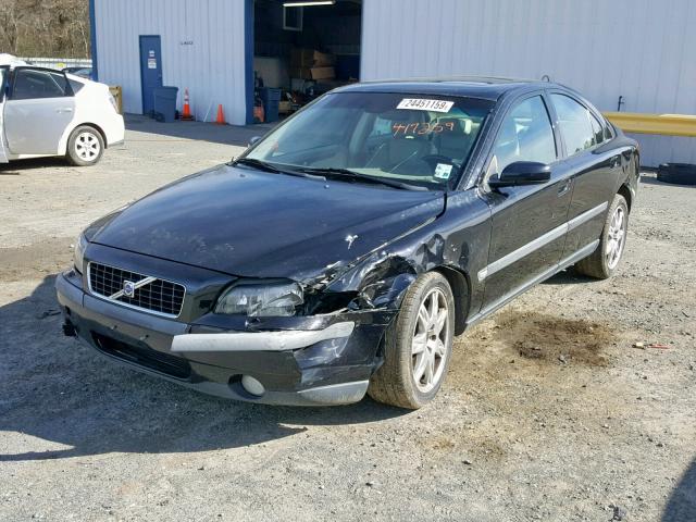 YV1RH59H642417259 - 2004 VOLVO S60 2.5T BLACK photo 2