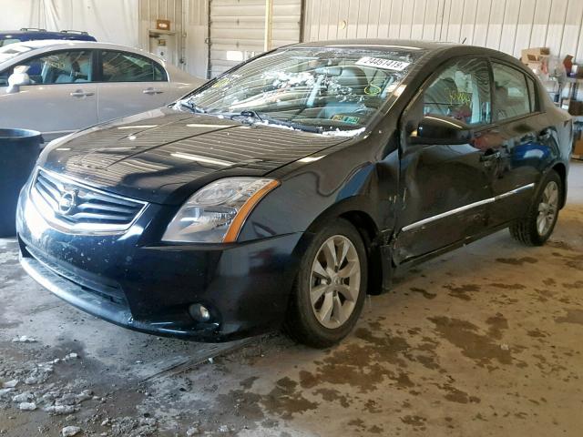 3N1AB6AP3CL765761 - 2012 NISSAN SENTRA 2.0 BLACK photo 2