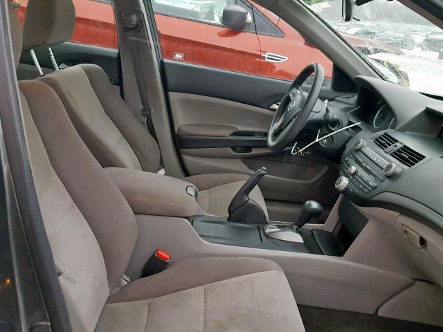 1HGCP2F38AA008706 - 2010 HONDA ACCORD LX GRAY photo 5