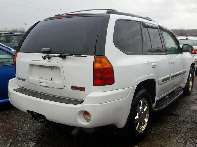 1GKDT13S222216004 - 2002 GMC ENVOY WHITE photo 4