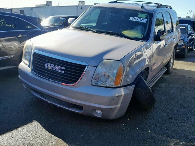 1GKFK13097J127117 - 2007 GMC YUKON TAN photo 2