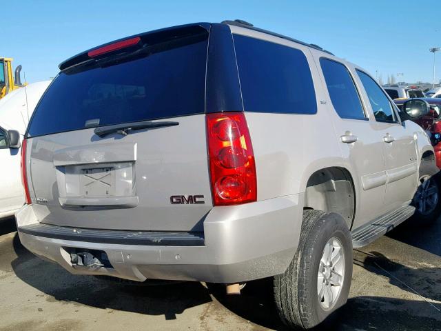 1GKFK13097J127117 - 2007 GMC YUKON TAN photo 4