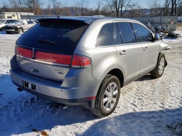 2LMDU88C17BJ12091 - 2007 LINCOLN MKX GRAY photo 4