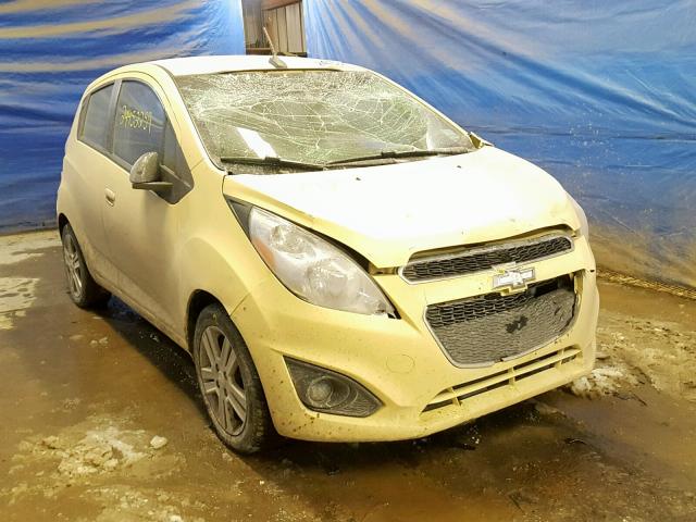 KL8CB6S95EC578647 - 2014 CHEVROLET SPARK LS YELLOW photo 1