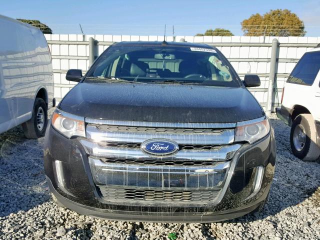 2FMDK3JC1EBB72738 - 2014 FORD EDGE SEL BLACK photo 9