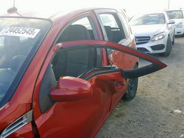 KL2TD66E99B647900 - 2009 PONTIAC G3 RED photo 10