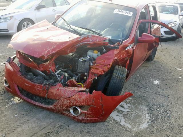 KL2TD66E99B647900 - 2009 PONTIAC G3 RED photo 9