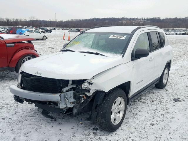 1C4NJCBA1DD130359 - 2013 JEEP COMPASS SP თეთრი ფოტო 2