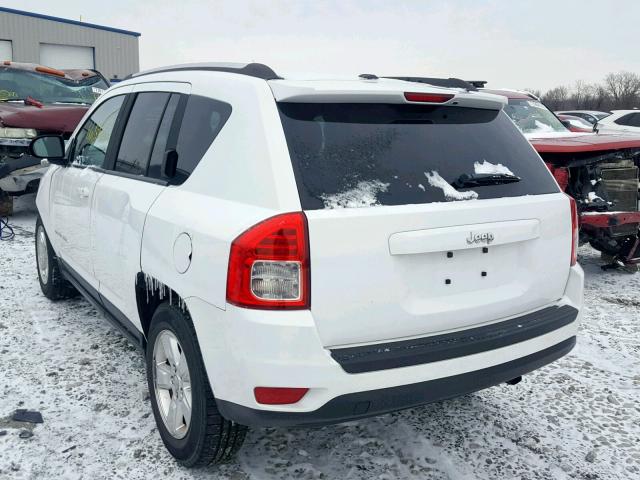1C4NJCBA1DD130359 - 2013 JEEP COMPASS SP თეთრი ფოტო 3