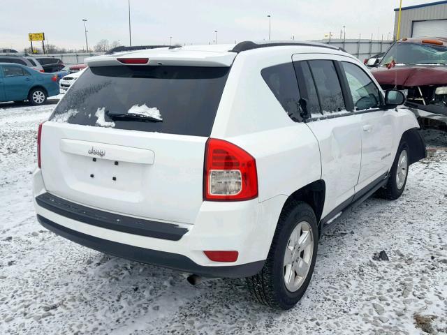 1C4NJCBA1DD130359 - 2013 JEEP COMPASS SP თეთრი ფოტო 4