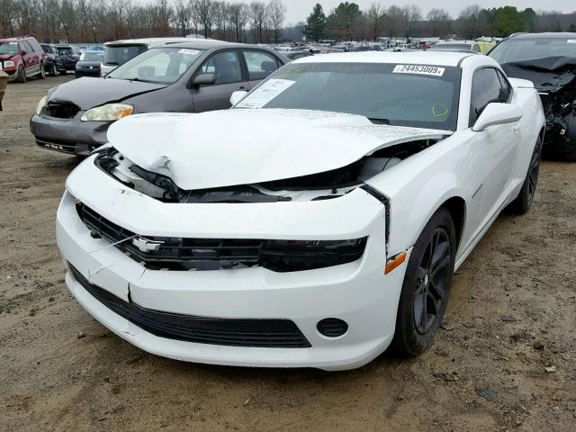 2G1FB1E33F9180868 - 2015 CHEVROLET CAMARO LS WHITE photo 2