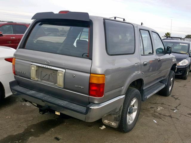 JT3VN39W1R0168277 - 1994 TOYOTA 4RUNNER VN SILVER photo 4