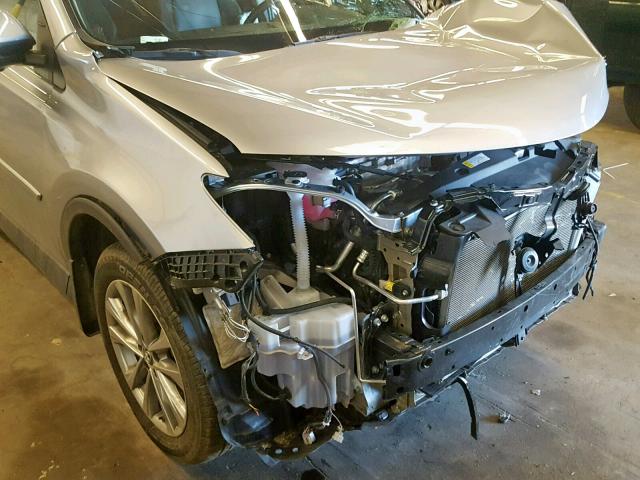 2T3DFREV0GW478837 - 2016 TOYOTA RAV4 LIMIT SILVER photo 9