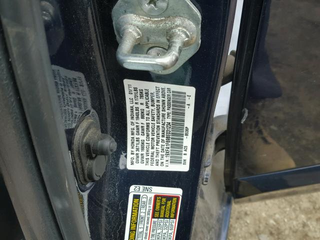 19XFA1F69BE031234 - 2011 HONDA CIVIC LX-S Mavi foto 10