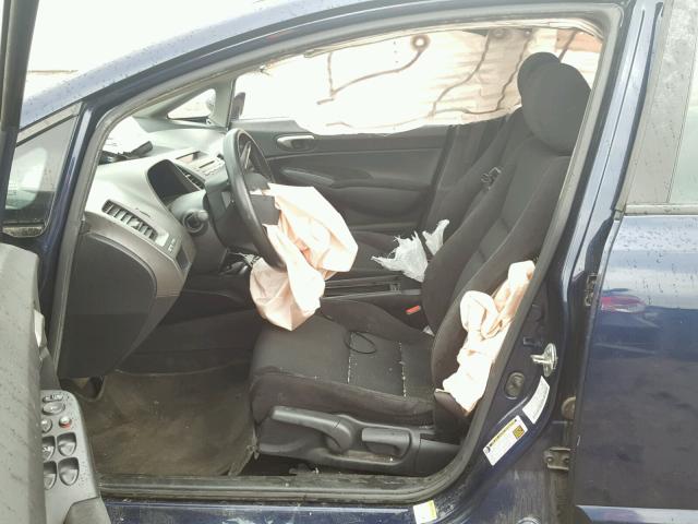 19XFA1F69BE031234 - 2011 HONDA CIVIC LX-S Mavi foto 5