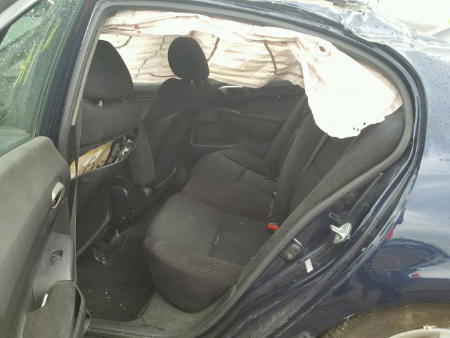 19XFA1F69BE031234 - 2011 HONDA CIVIC LX-S Mavi foto 6