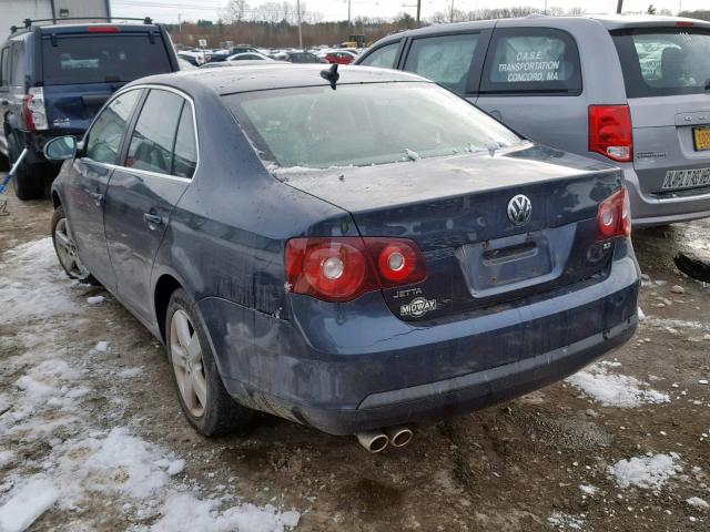 3VWRZ71K79M078031 - 2009 VOLKSWAGEN JETTA SE BLUE photo 3