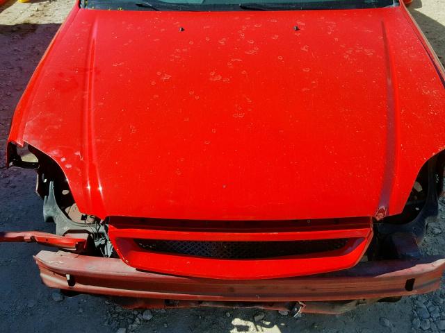 1HGEJ6123WL105226 - 1998 HONDA CIVIC DX RED photo 7