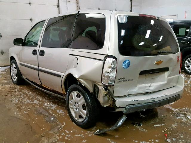 1GNDU23127D101749 - 2007 CHEVROLET UPLANDER L Qəhvəyi foto 3