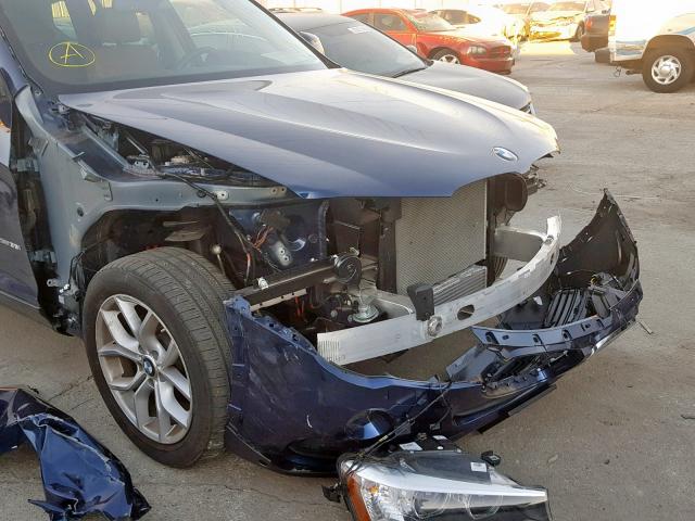 5UXWX7C50H0U42048 - 2017 BMW X3 XDRIVE3 BLUE photo 9
