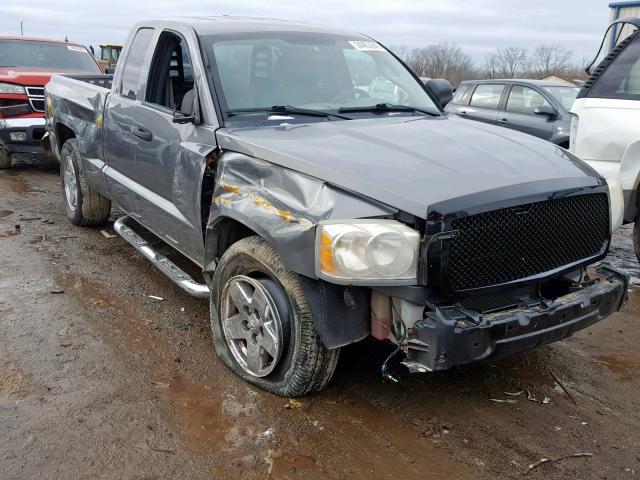 1D7HW42N06S595730 - 2006 DODGE DAKOTA SLT GRAY photo 1