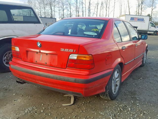 WBACD4321WAV57277 - 1998 BMW 328 I AUTO RED photo 4